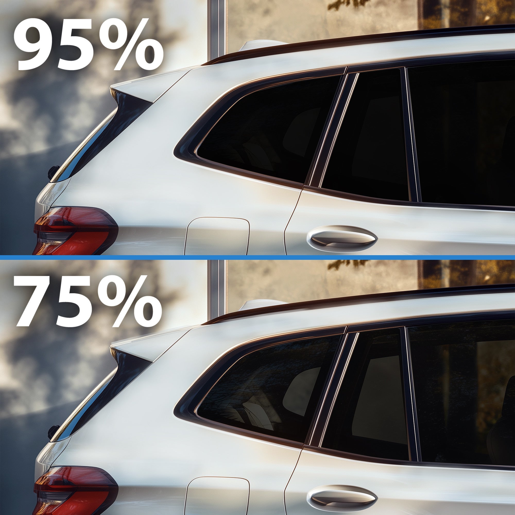 Autoscheiben Tönungsset für BMW X2 U10 2024-2029 (5-Türer Crossover SUV): Fenstertönung Verdunkelung Sonnenschutz