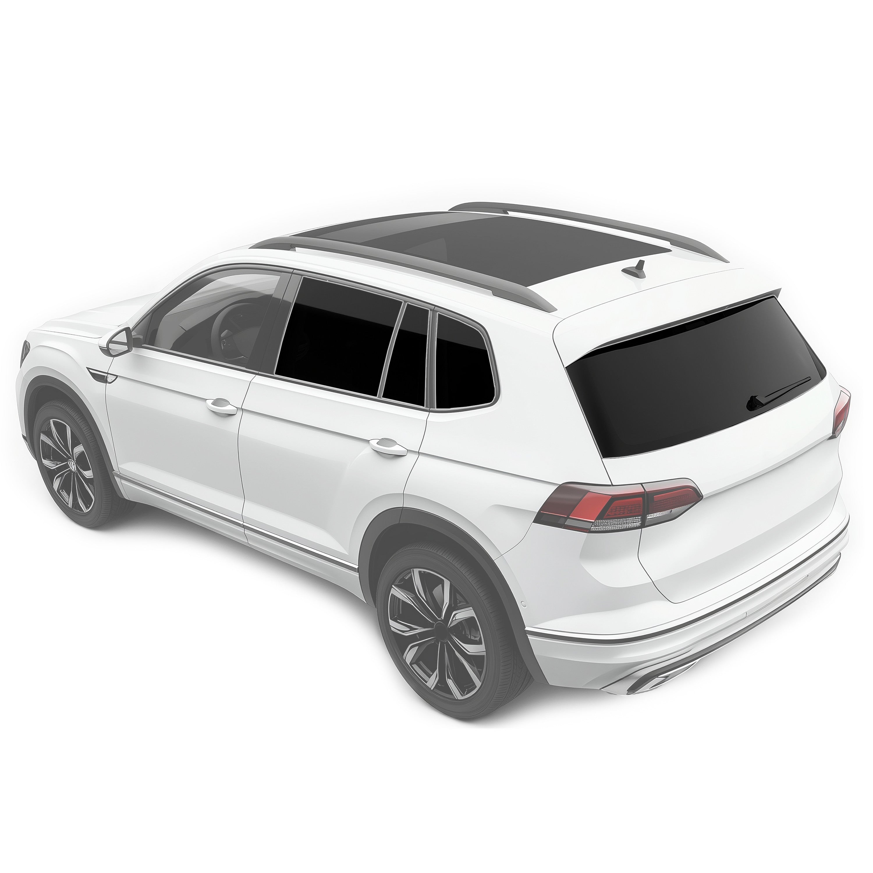 Autoscheiben Tönungsset für Audi Q7 4M 2015-2025 & SQ7 (5-Türer SUV): Fenstertönung Verdunkelung Sonnenschutz