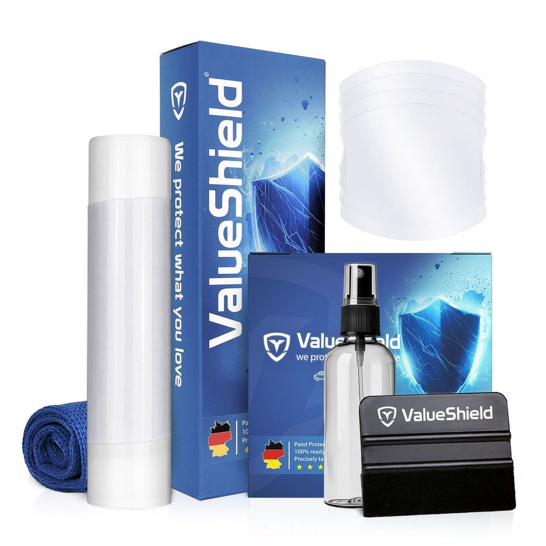 XL Kombiset-Lackschutzfolien passend für Kia Ceed 3 (CD) 2018-2025 (2/4-Türer Kompakt) + universal Ergänzungsset
