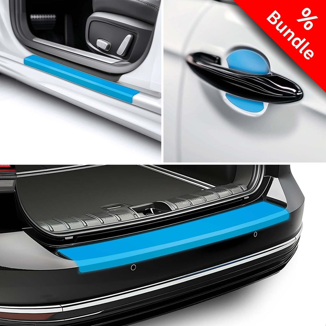 Kombiset-Lackschutzfolien passend für Fiat 600 (364/365) 2023-2029 (5-Türer Kompakt-SUV)