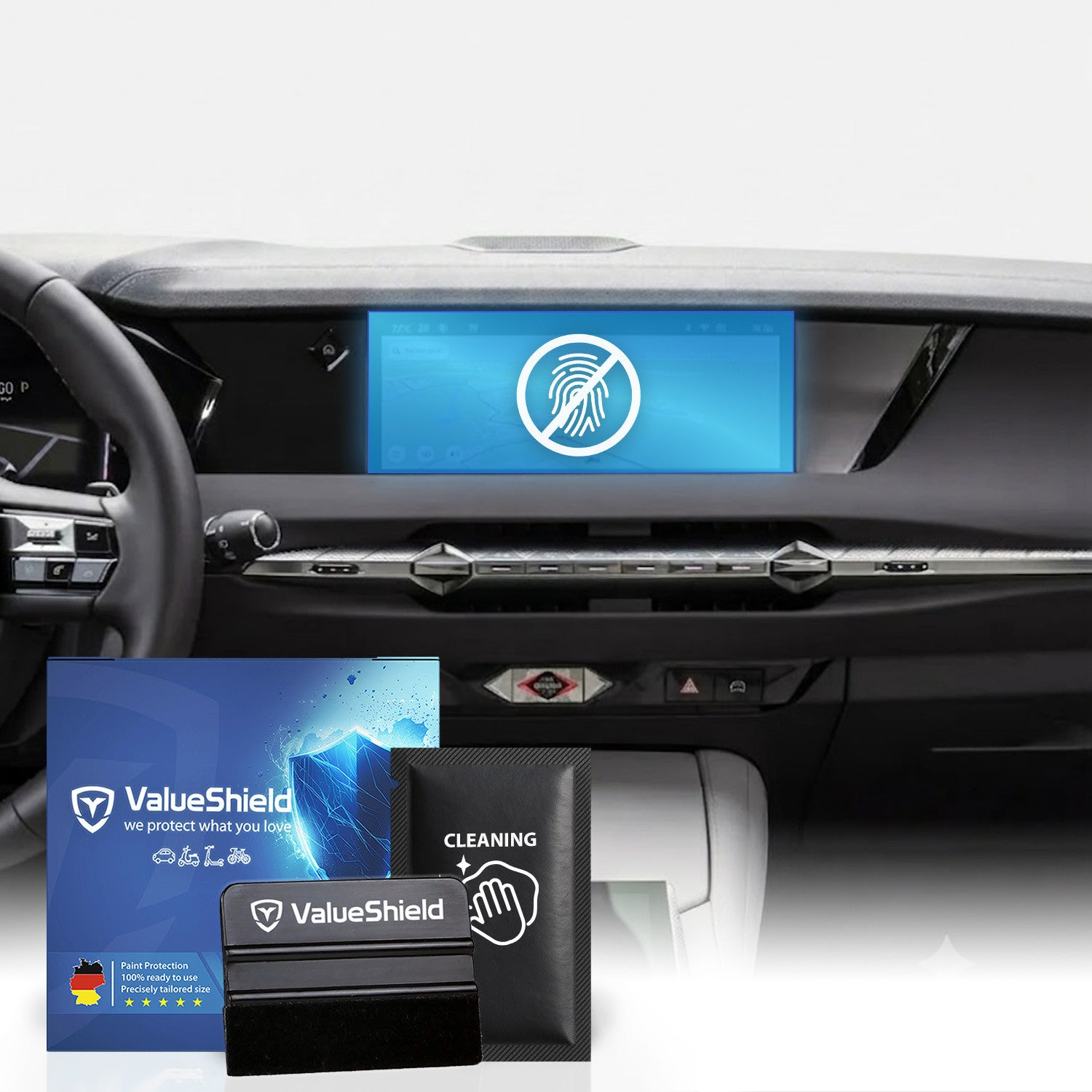 Anti-Fingerprint Displayschutzfolie passend für DS 4 / No 4 2021-2028 (5-Türer Kombi)