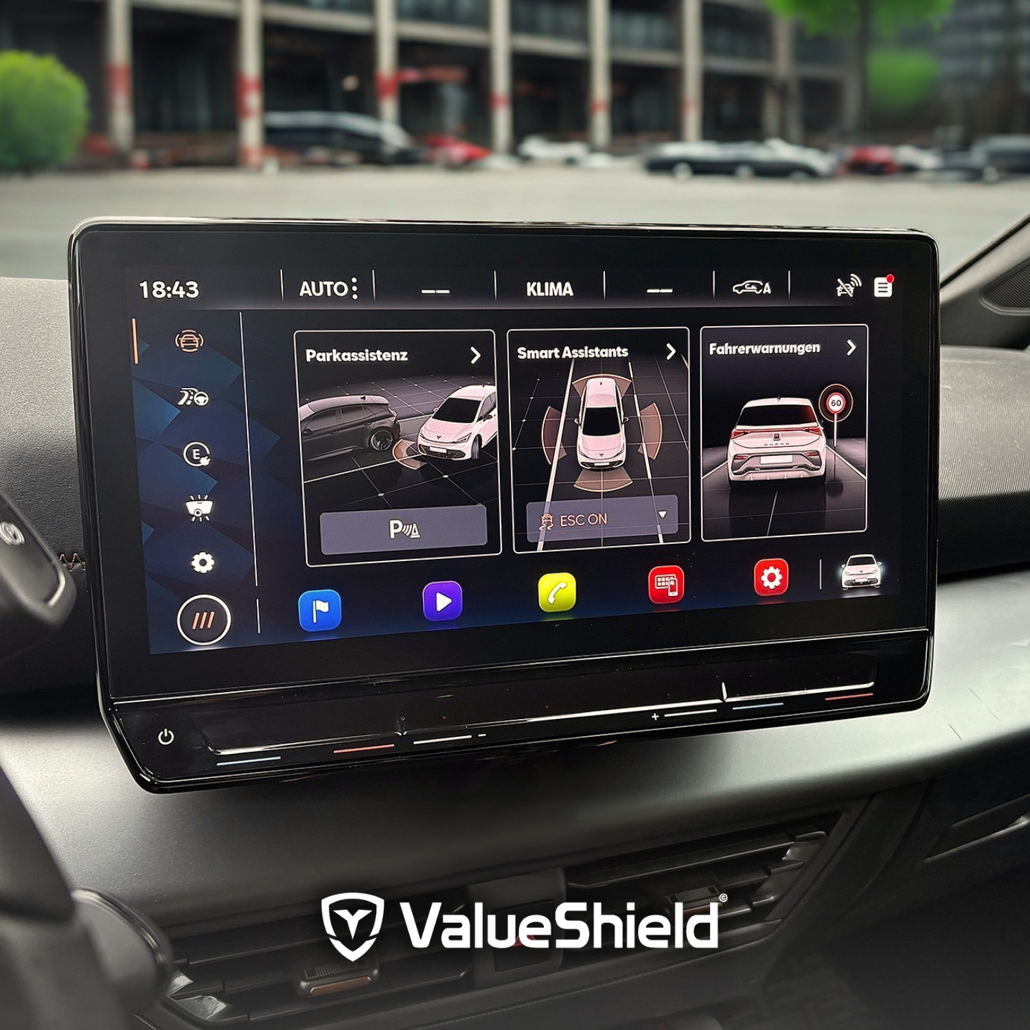 Anti-Fingerprint Displayschutzfolie für Mercedes E-Klasse W214 2023-2030 (5-Türer Limousine)