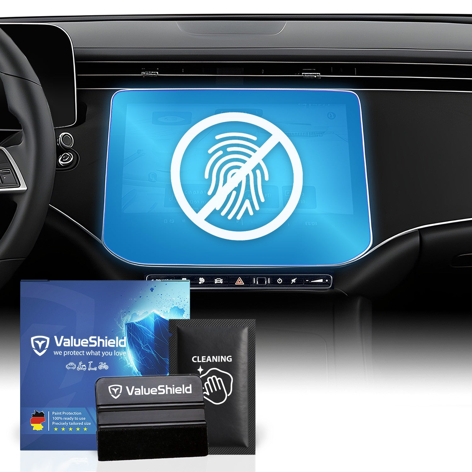 Protection d'écran anti-traces de doigts compatible avec Mercedes Classe E W214 2023-2030 (berline 5 portes)