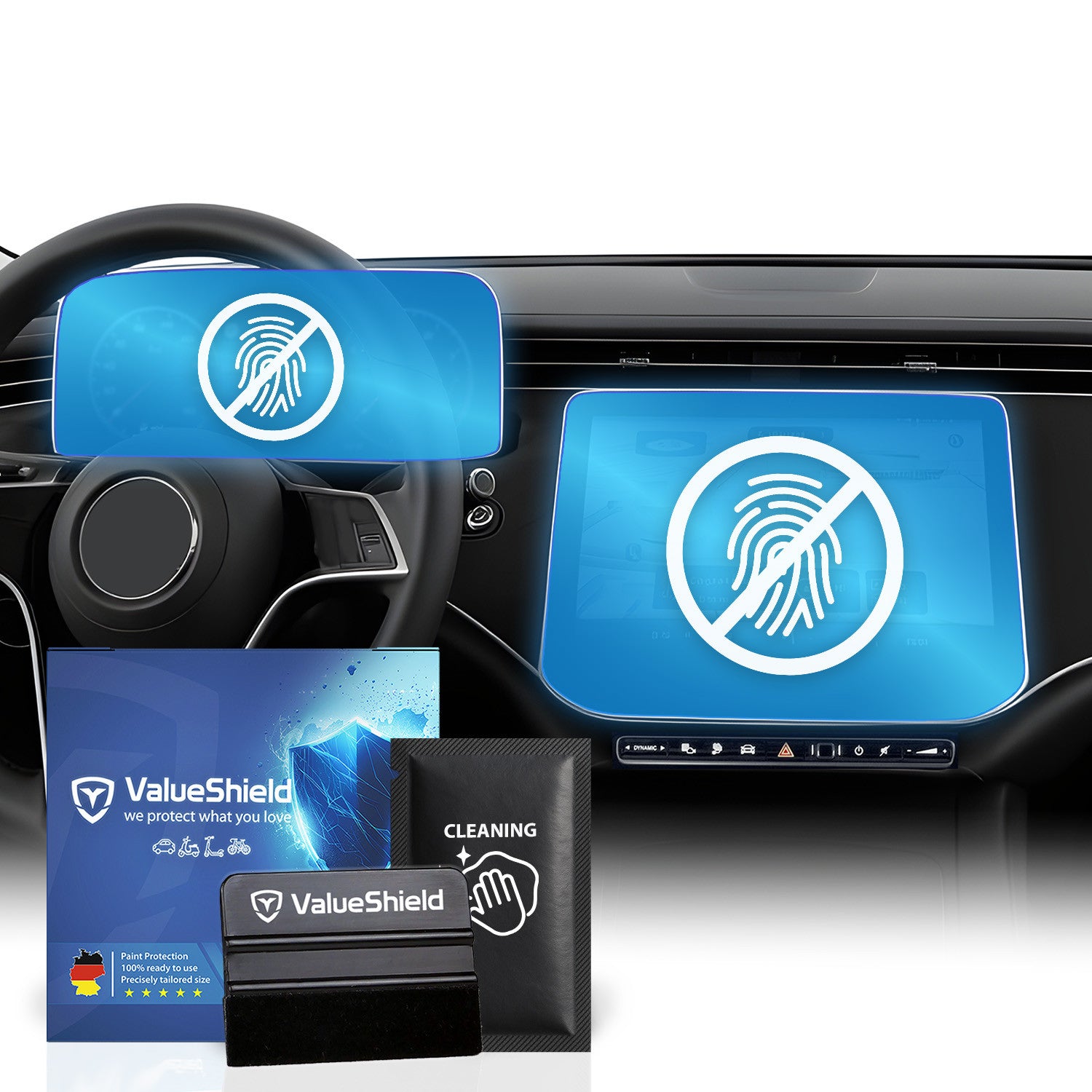 Anti-Fingerprint Displayschutzfolie für Mercedes E-Klasse W214 2023-2030 (5-Türer Limousine)