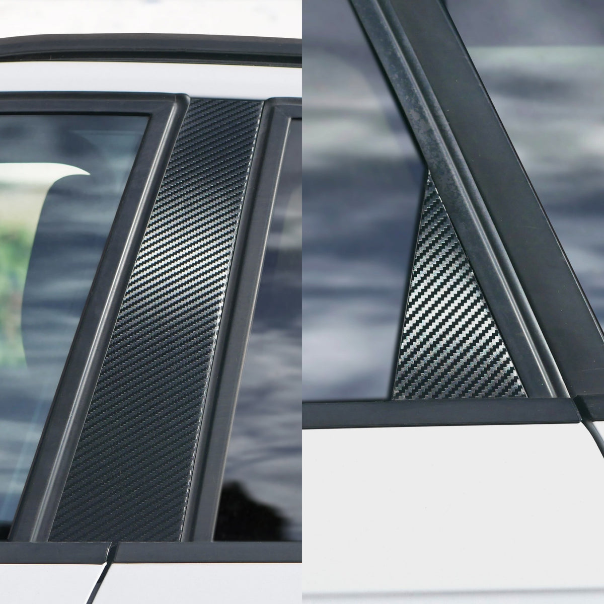 Zierleistendekor passend für Mercedes E-Klasse W212 2009-2016 (5-Türer Limousine) Blende B-Säule Tür