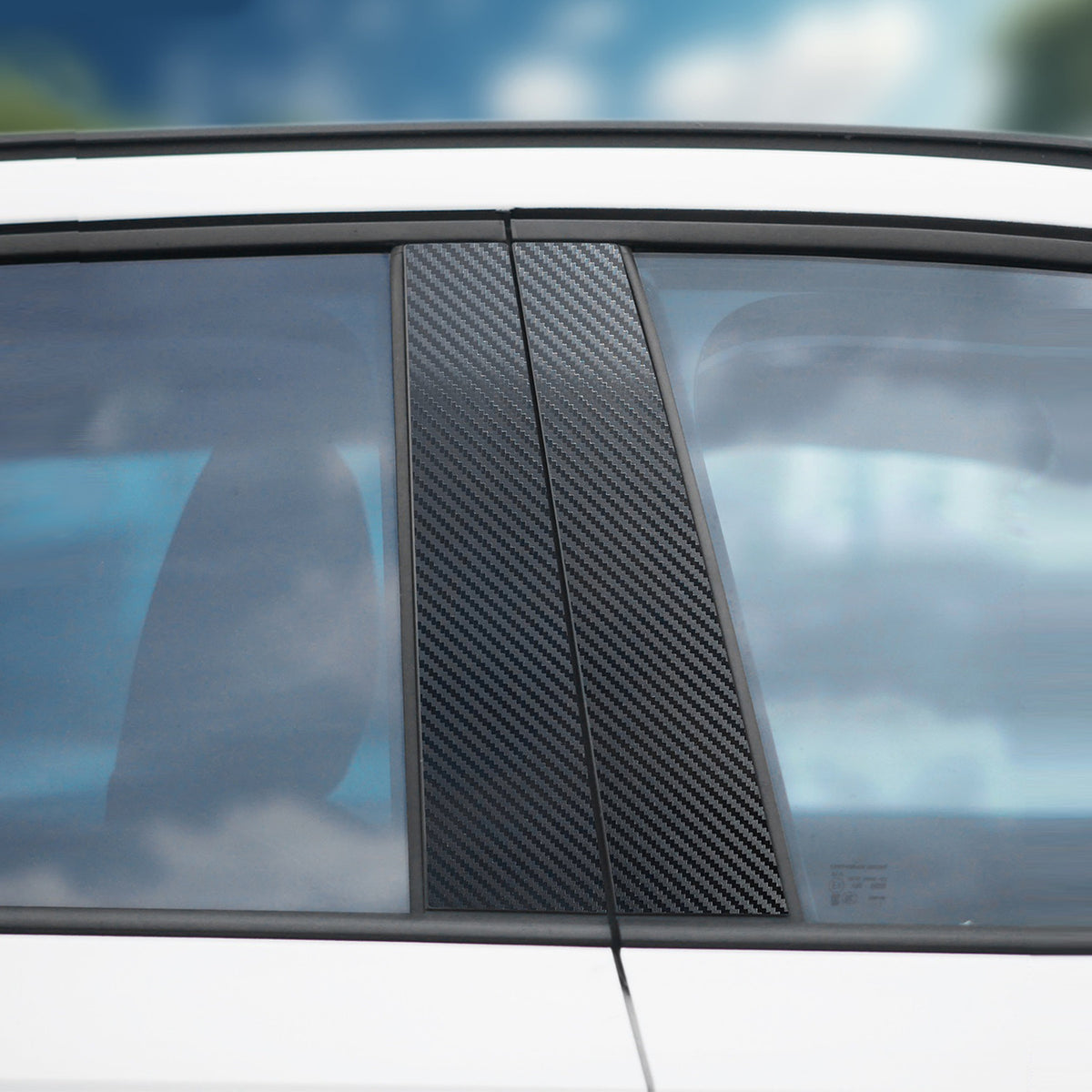 Zierleistendekor passend für Mercedes E-Klasse W212 2009-2016 (5-Türer Limousine) Blende B-Säule Tür