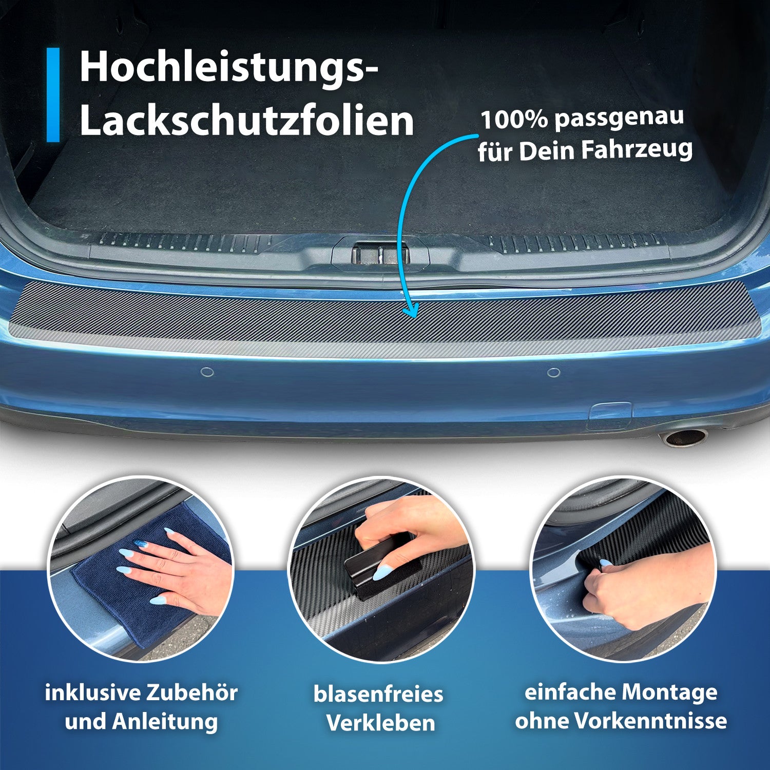 Ladekantenschutz für VW Amarok 1 2010-2024 (5-Türer Pickup)