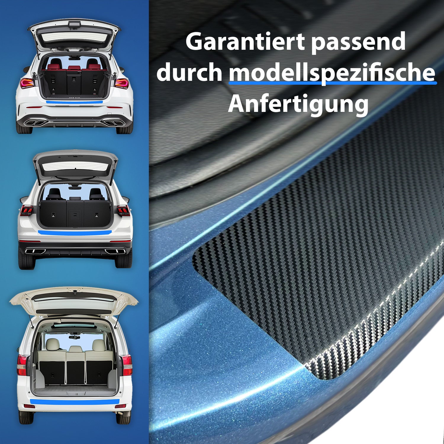 Ladekantenschutz für VW Amarok 1 2010-2024 (5-Türer Pickup)
