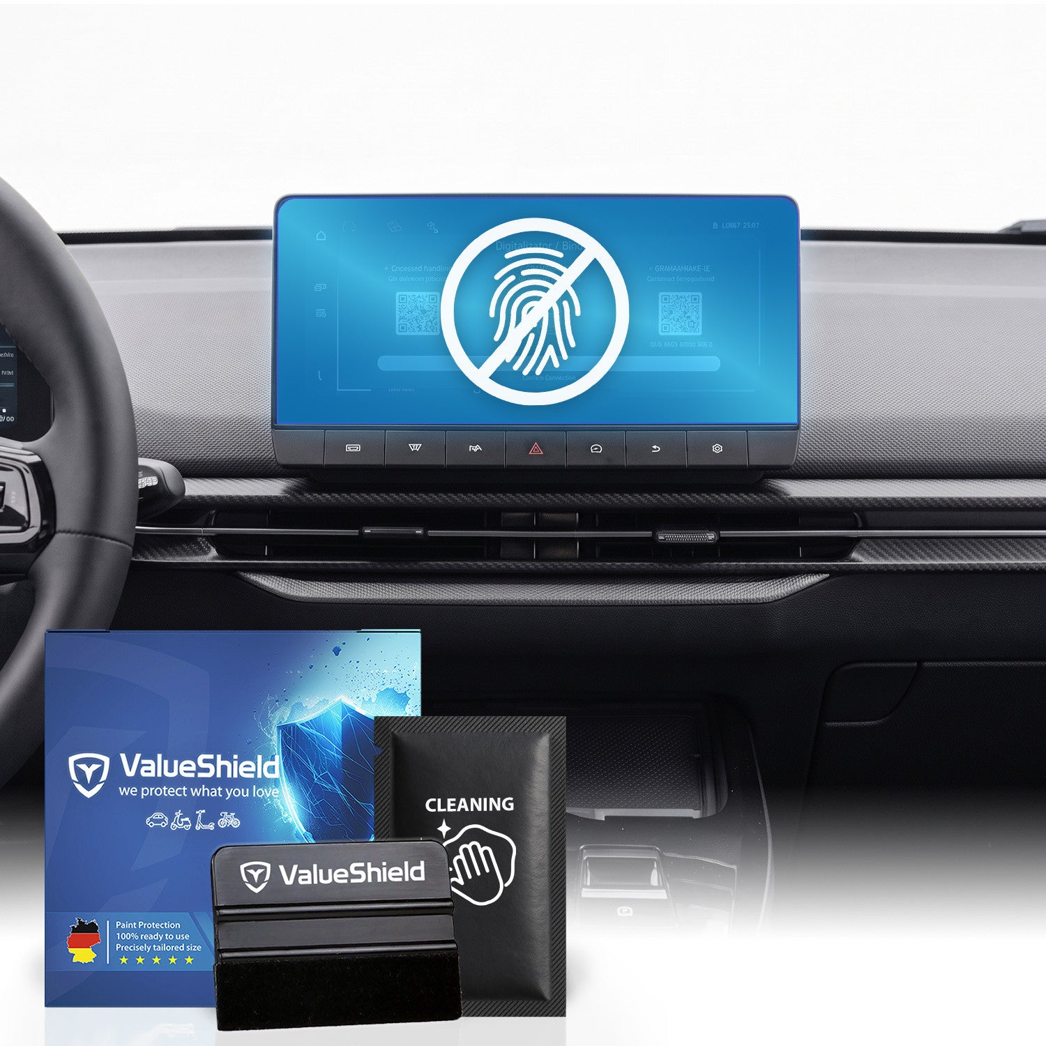 Anti-Fingerprint Displayschutzfolie passend für MG 4 2022-2029 (5-Türer Kombi)