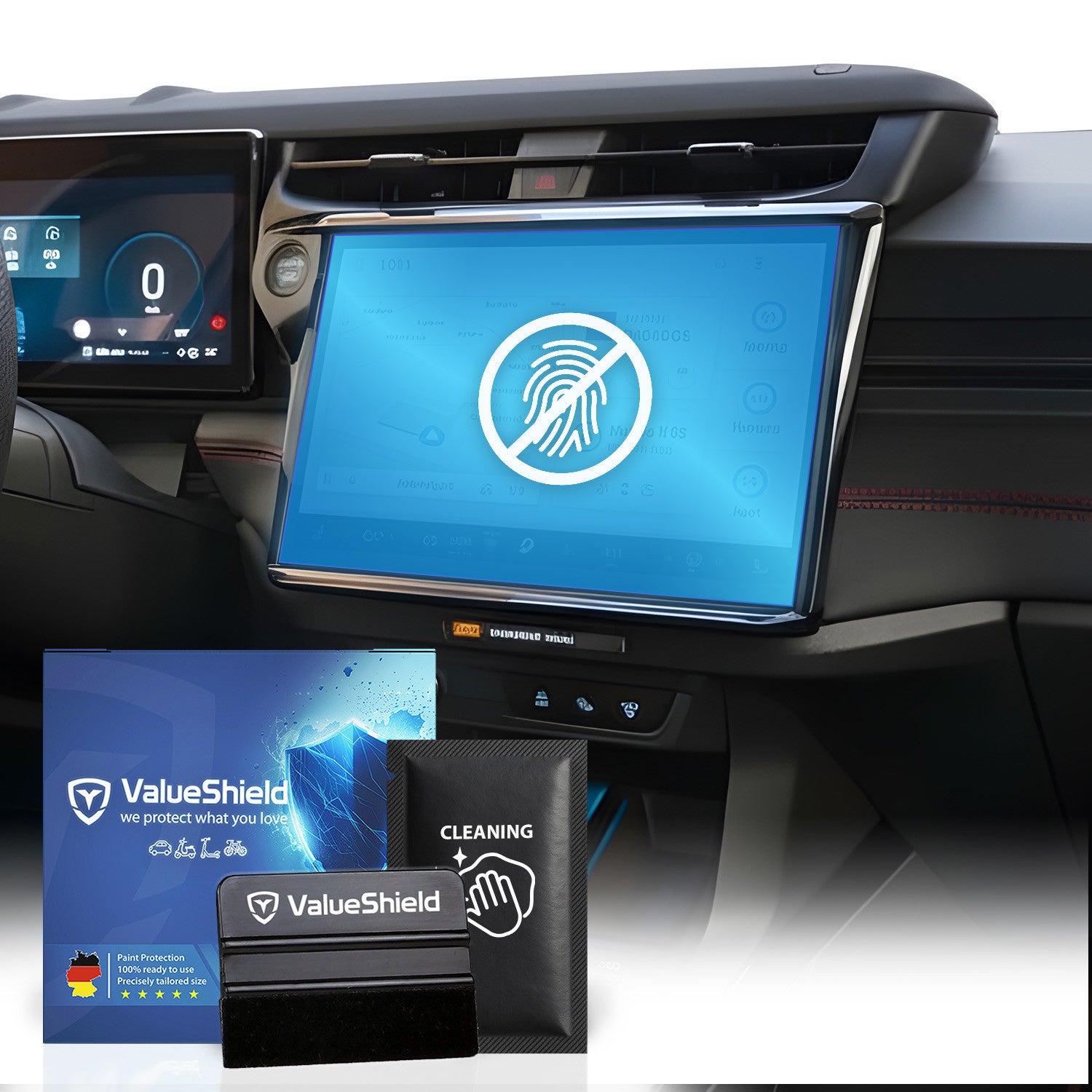 Anti-Fingerprint Displayschutzfolie passend für Ford Puma Gen-E 2026-2031 (5-Türer SUV)