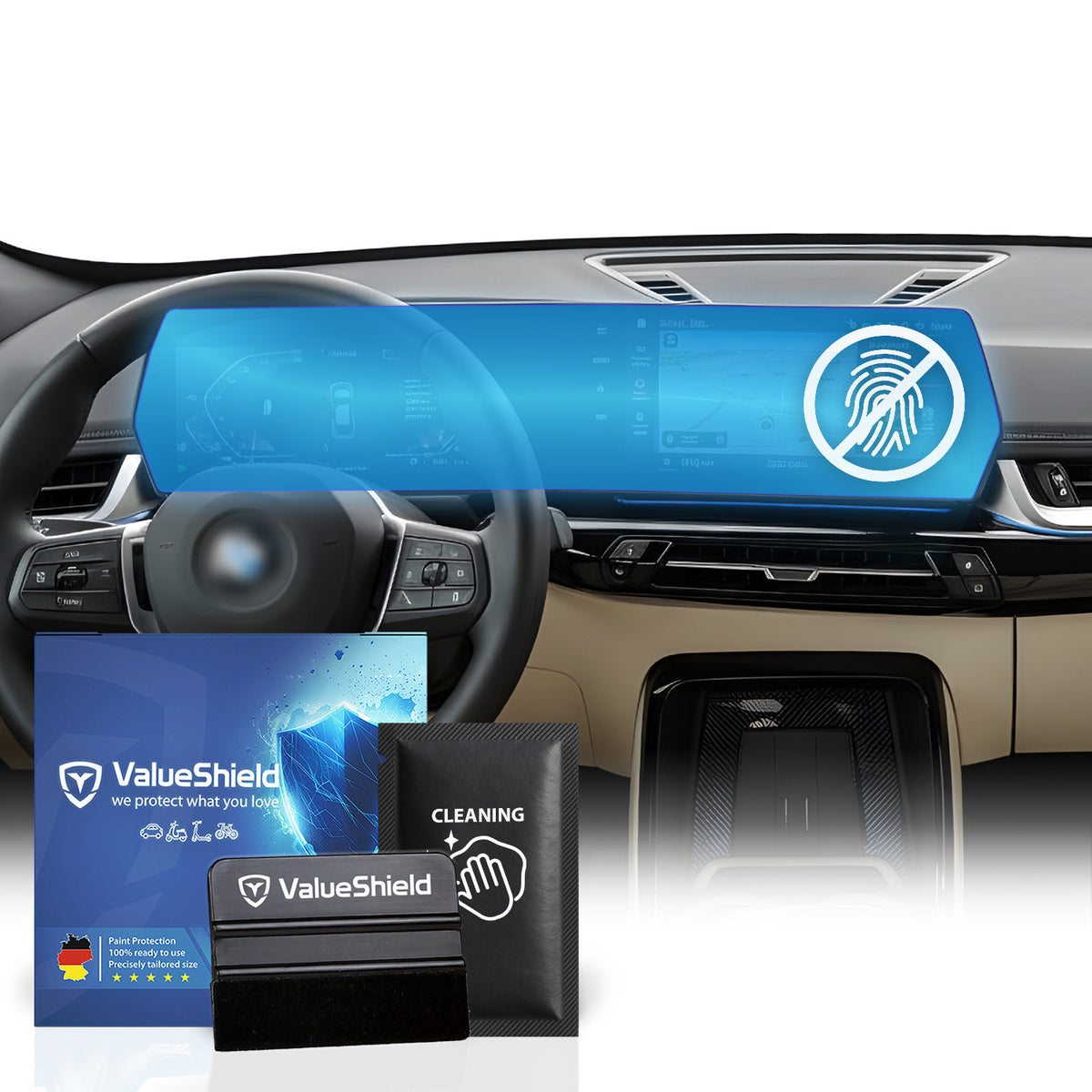 Anti-Fingerprint Displayschutzfolie passend für BMW 2er F74 2025-2031 (5-Türer Grand Coupé)