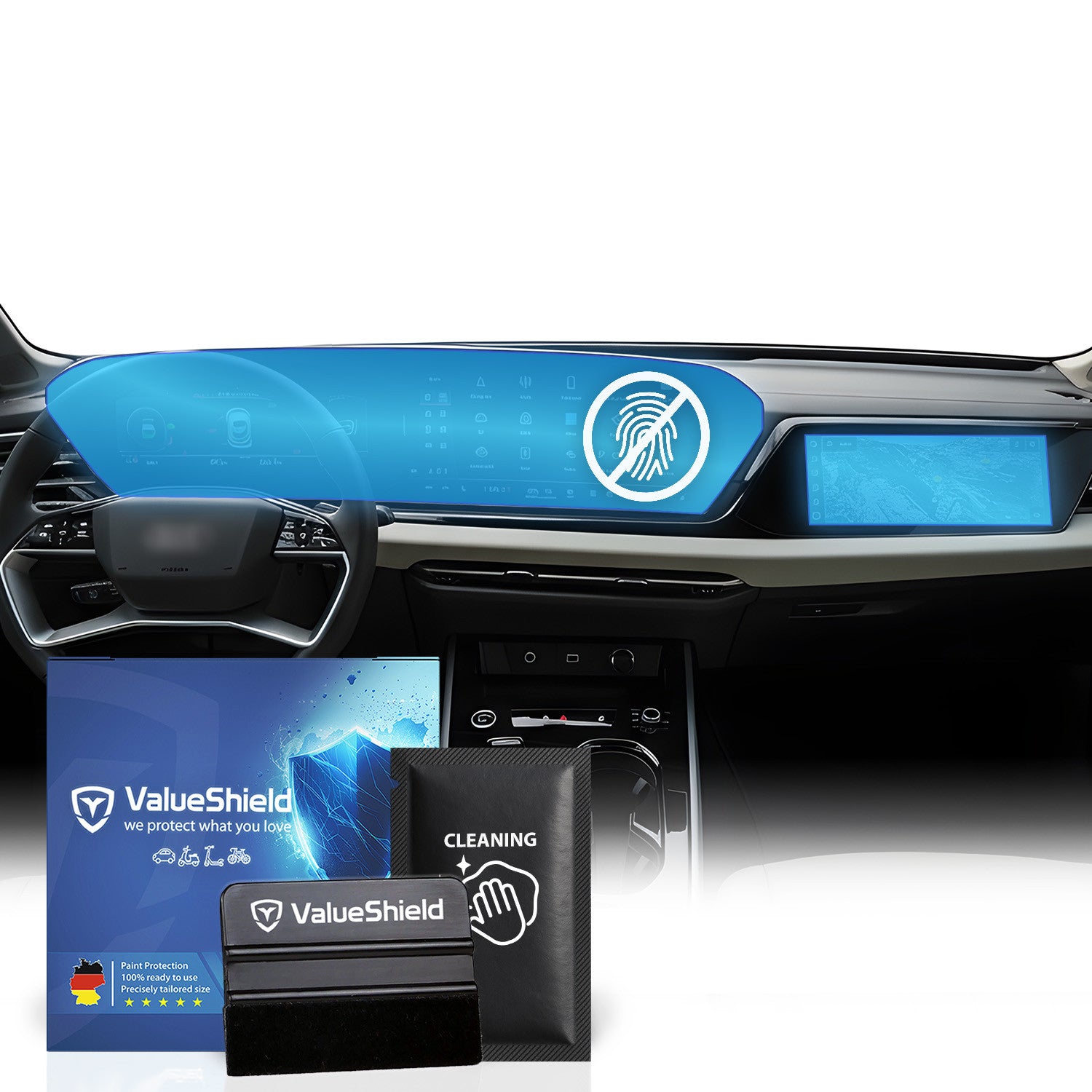 Anti-Fingerprint Displayschutzfolie für Audi A5 B10 2024-2031 (5-Türer Limousine)